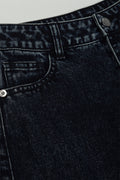 Cargo Denim Jorts Dark Grey (1)