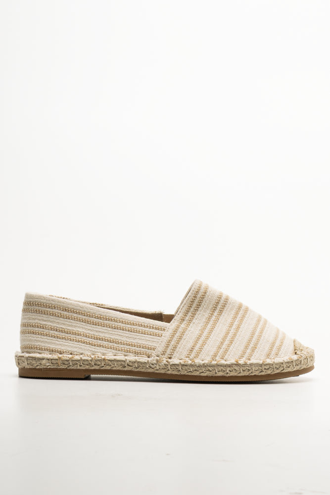 Espadrille Flat Shoe Natural