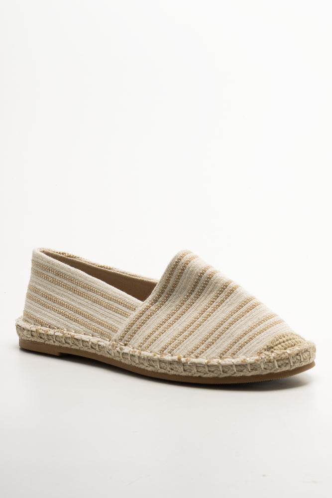 Espadrille Flat Shoe Natural