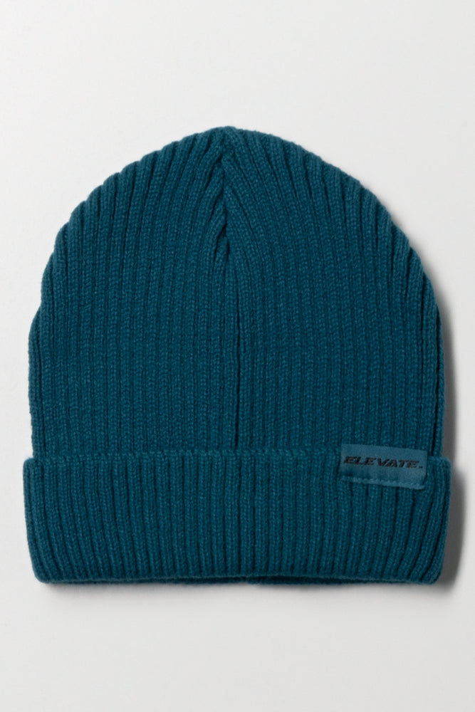 Rib Beanie Blue