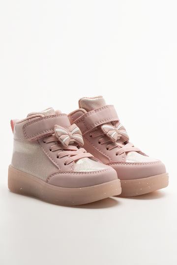 Light Up High Top Sneaker Pink