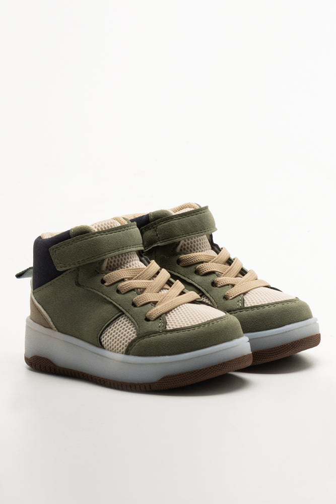 High Top Sneakers Green