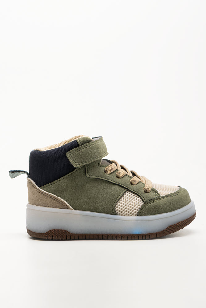 High Top Sneakers Green