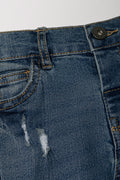 Ripped Skinny Denim Jeans Blue (1)
