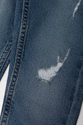Ripped Skinny Denim Jeans Blue (2)