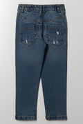 Ripped Skinny Denim Jeans Blue (3)