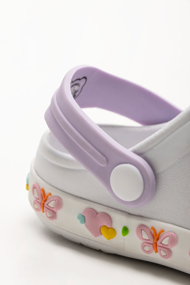 Butterfly Clog White (3)