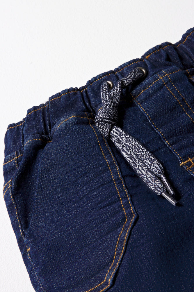 Denim Shorts Dark Blue (1)