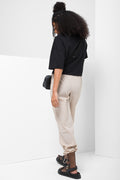 Boxy Dropped Shoulder T-Shirt Black (2)