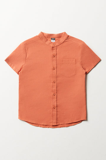 Short Sleeve Linen Shirt