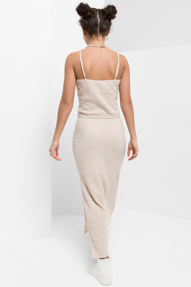 Strappy Crinkle Vest Stone (2)