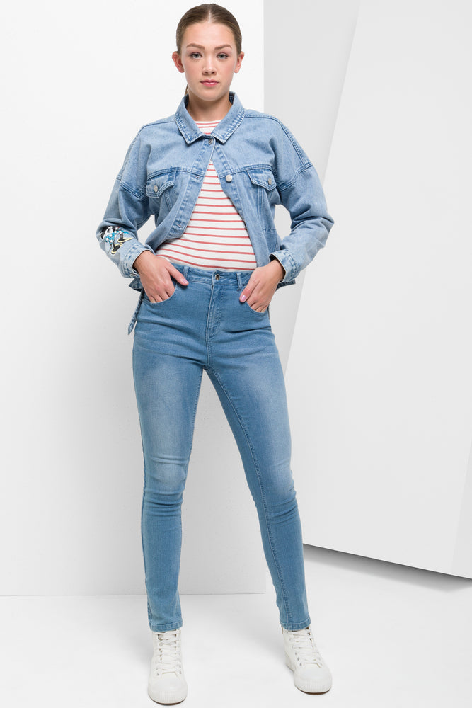 Skinny Denim Jeans Blue