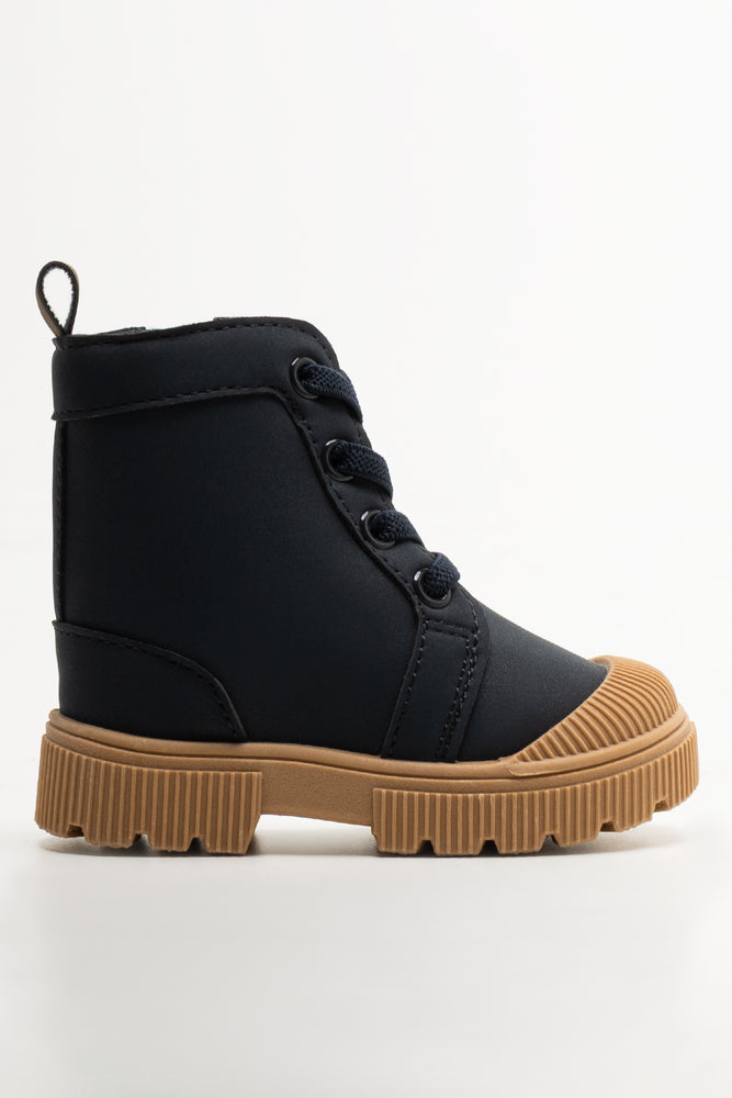 Combat Boots Navy (1)