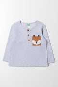 Fox Long Sleeve T-Shirt Grey