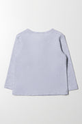 Fox Long Sleeve T-Shirt Grey (2)