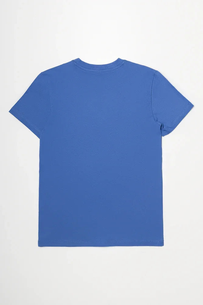 Short Sleeve T-Shirt Blue (2)