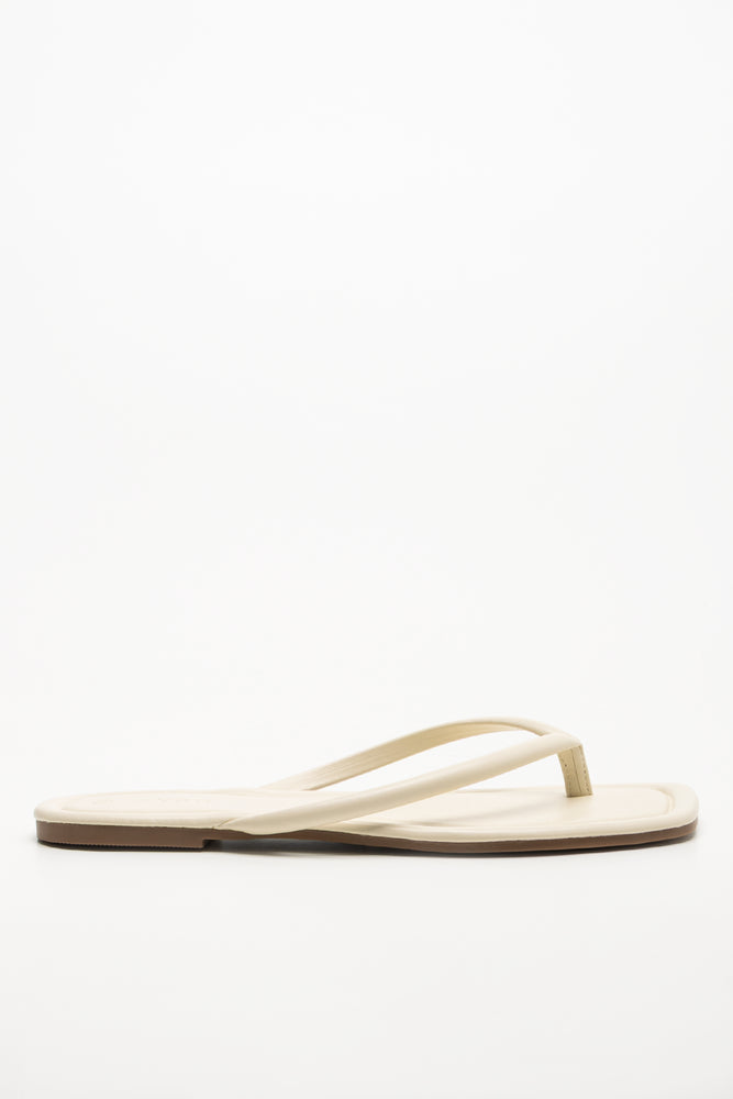 Thong Mule Sandal Natural