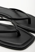 Thong Mule Sandal Black (2)