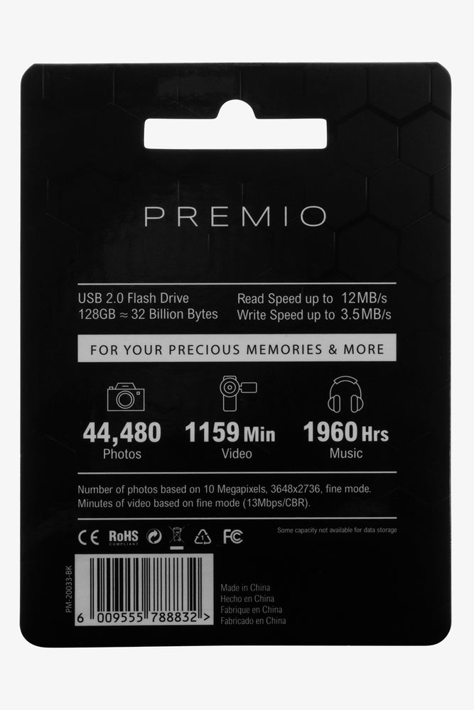 Premio USB Flash Drive 128GB