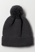 Pom Pom Beanie Dark Grey