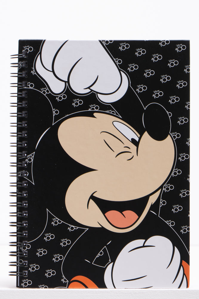 Mickey Mouse A5 Notebook Black