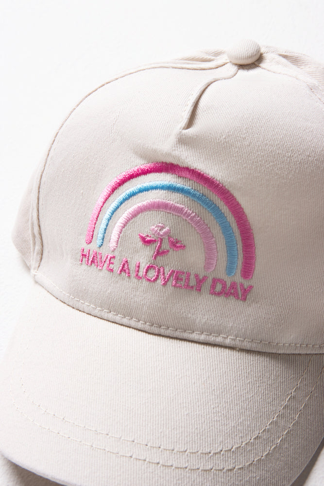 Rainbow Cap White