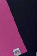2 Pack Leggings Navy And Pink (1)