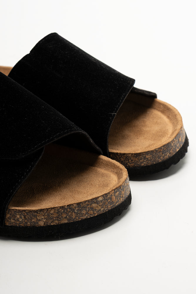 Single Band Sandals Black (2)