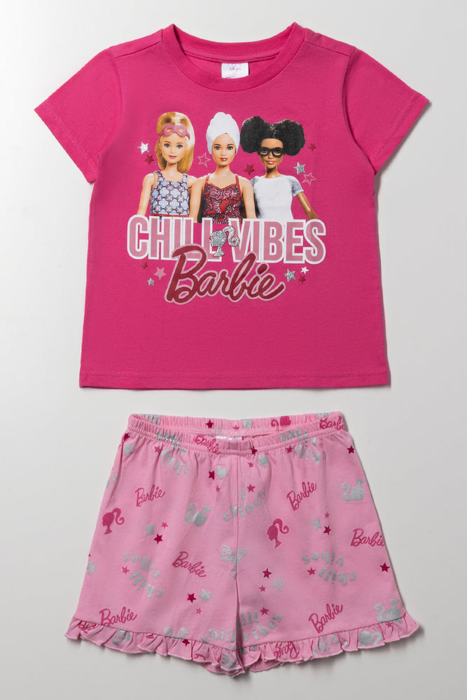 Barbie Shorts Pyjama Set