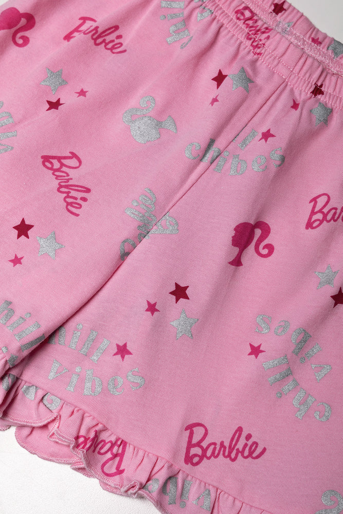 Barbie Shorts Pyjama Set (2)