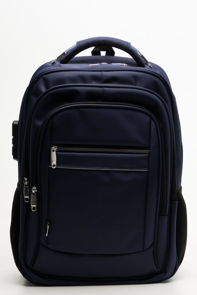 Laptop Bag With Lock Navy