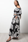 Tropical Relaxed Pants Black (2)