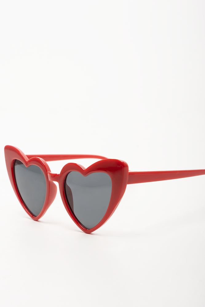 Peak Cap And Sunglasses Set Blue And Red (2)