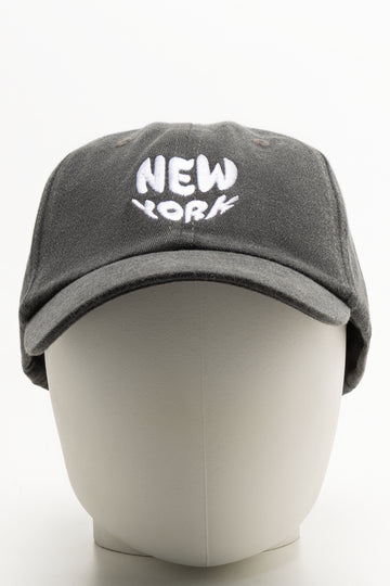 New York Peak Cap Black