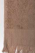 Fringed Guest Towel Natural (1)