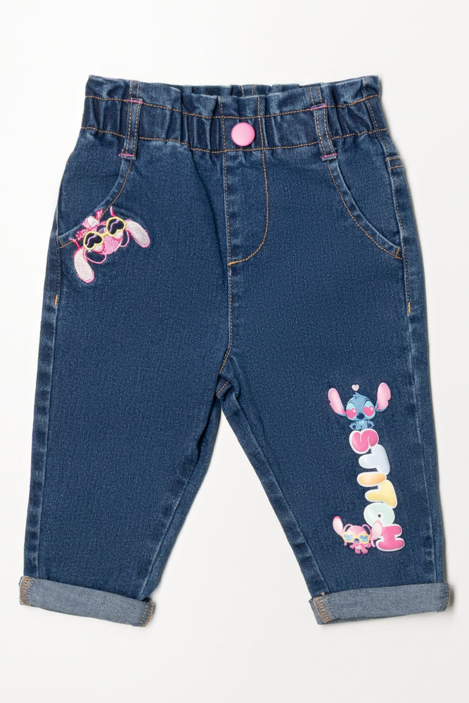 Lilo And Stitch Denim Pants Blue