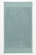 Textured Guest Towel Green