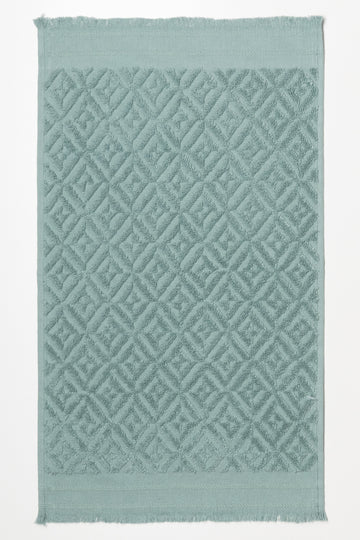 Textured Guest Towel Green