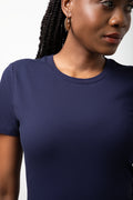 Bodycon Dress Navy (3)