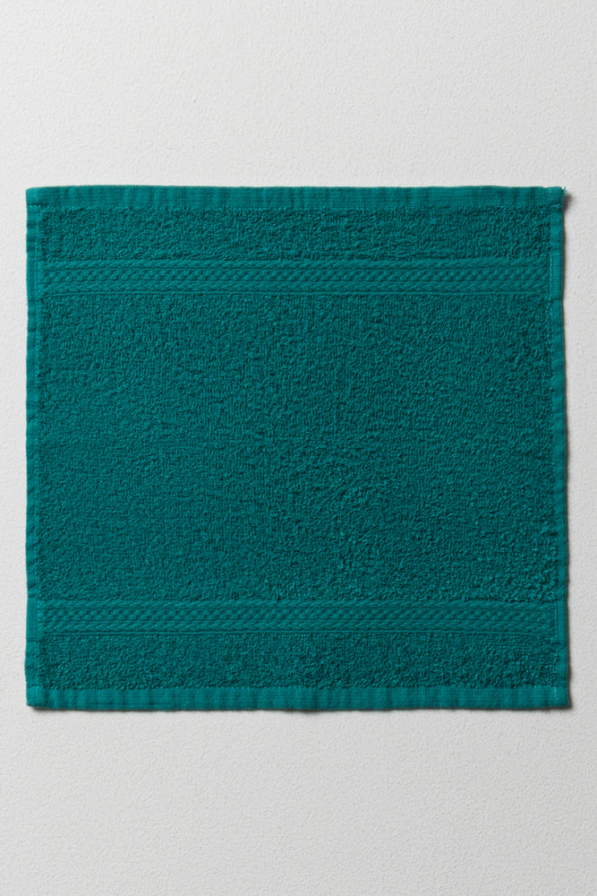 PLAIN QUETZAL GREEN FACE CLOTH