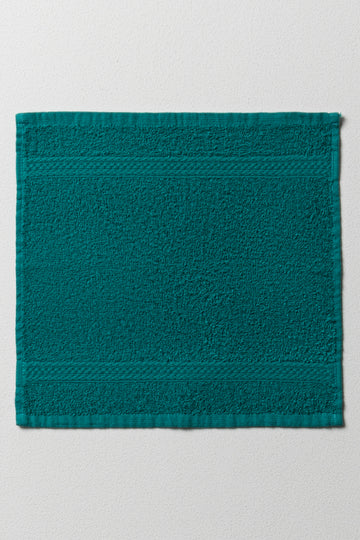 PLAIN QUETZAL GREEN FACE CLOTH
