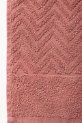 GUEST TOWEL PLAIN - RED OCHRE (1)
