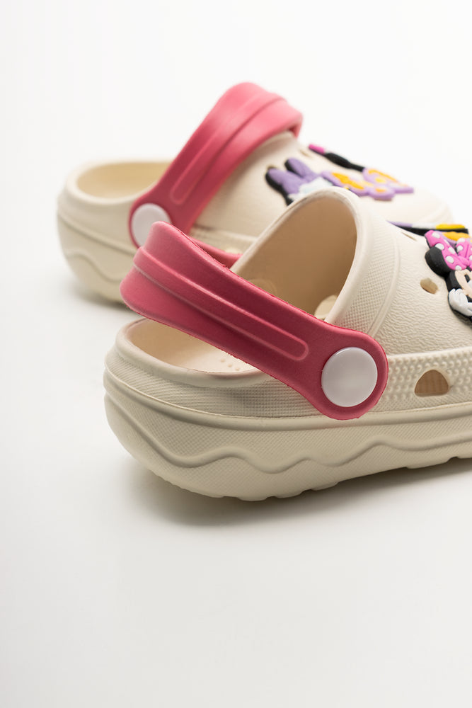 Minni Mouse Clogs Cream (3)