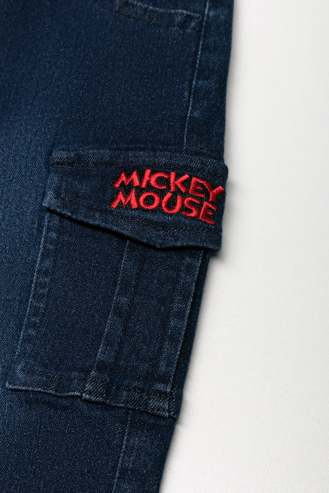 Mickey Mouse Denim Cargo Blue (1)