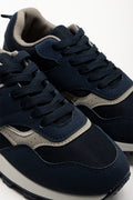 Retro Trainers Navy (2)