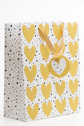 Hearts Gift Bag Yellow (1)