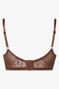 Plus Size 2 Pack Lace Non Padded Underwire Bras Brown And Natural (3)