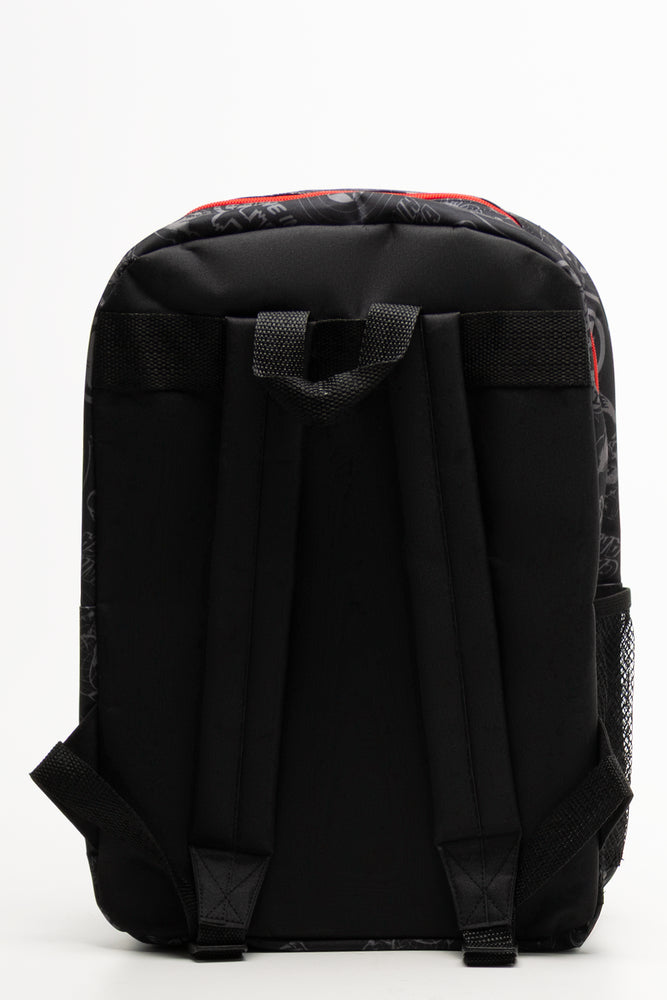 Marvel Front Pocket Backpack Black (2)