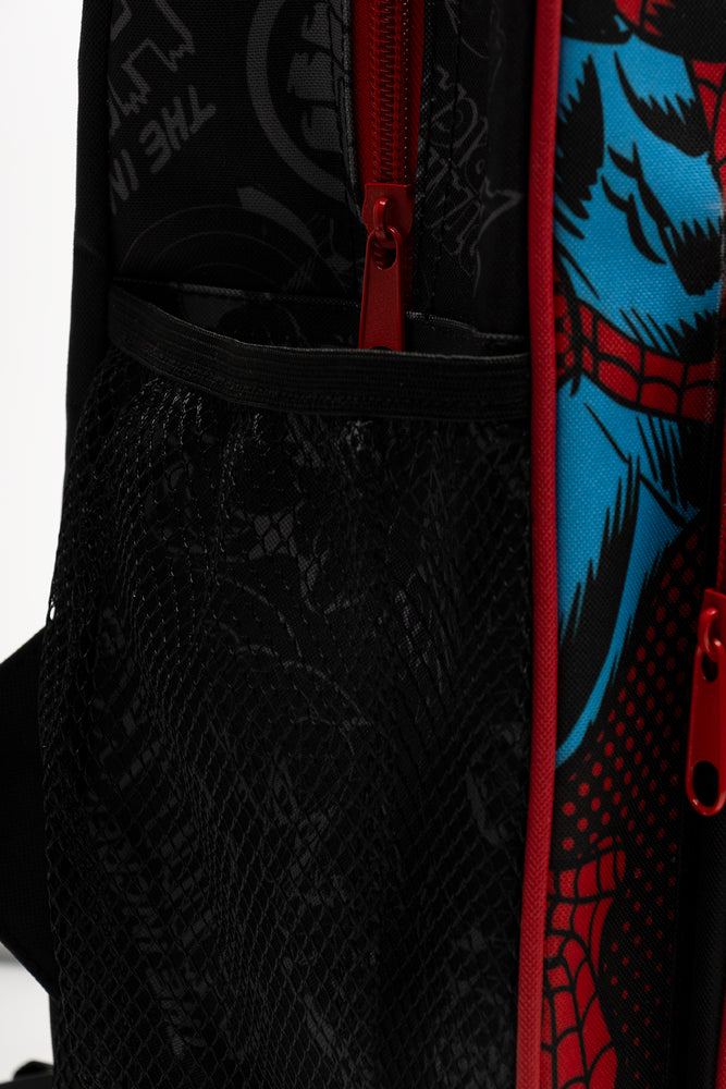 Marvel Front Pocket Backpack Black (3)