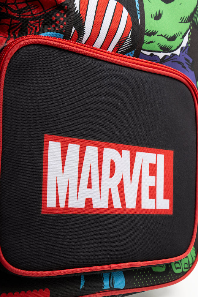 Marvel Front Pocket Backpack Black (4)